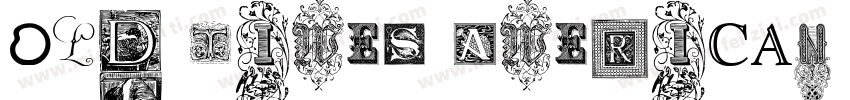 Old Times American T字体转换